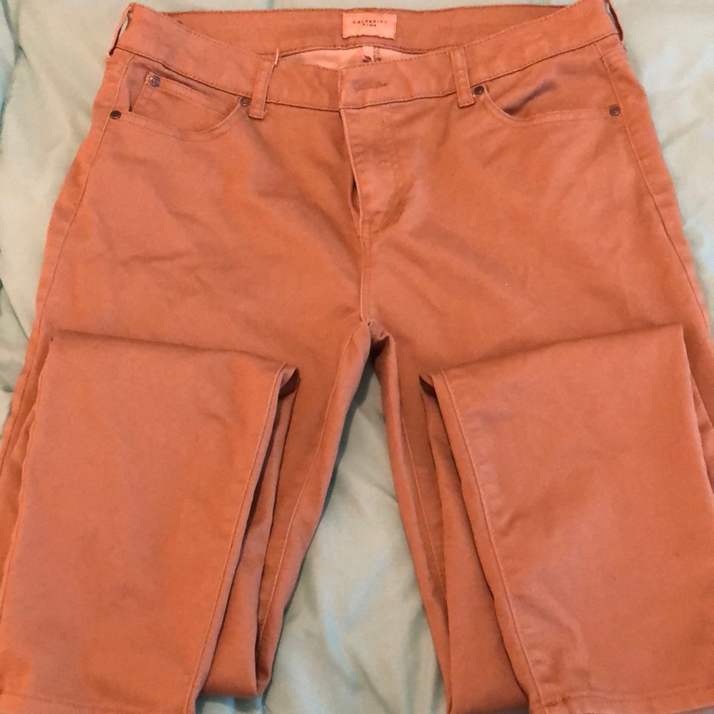tan jeans